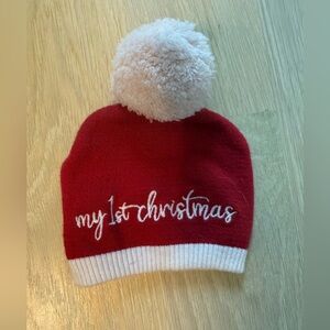 My 1st Christmas Baby Hat